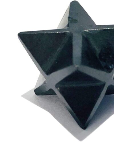 Tourmaline Gemstone Merkaba | 1-inch | Protection | Negative Energy Removal | Decoration | Natural Gemstone Merkaba