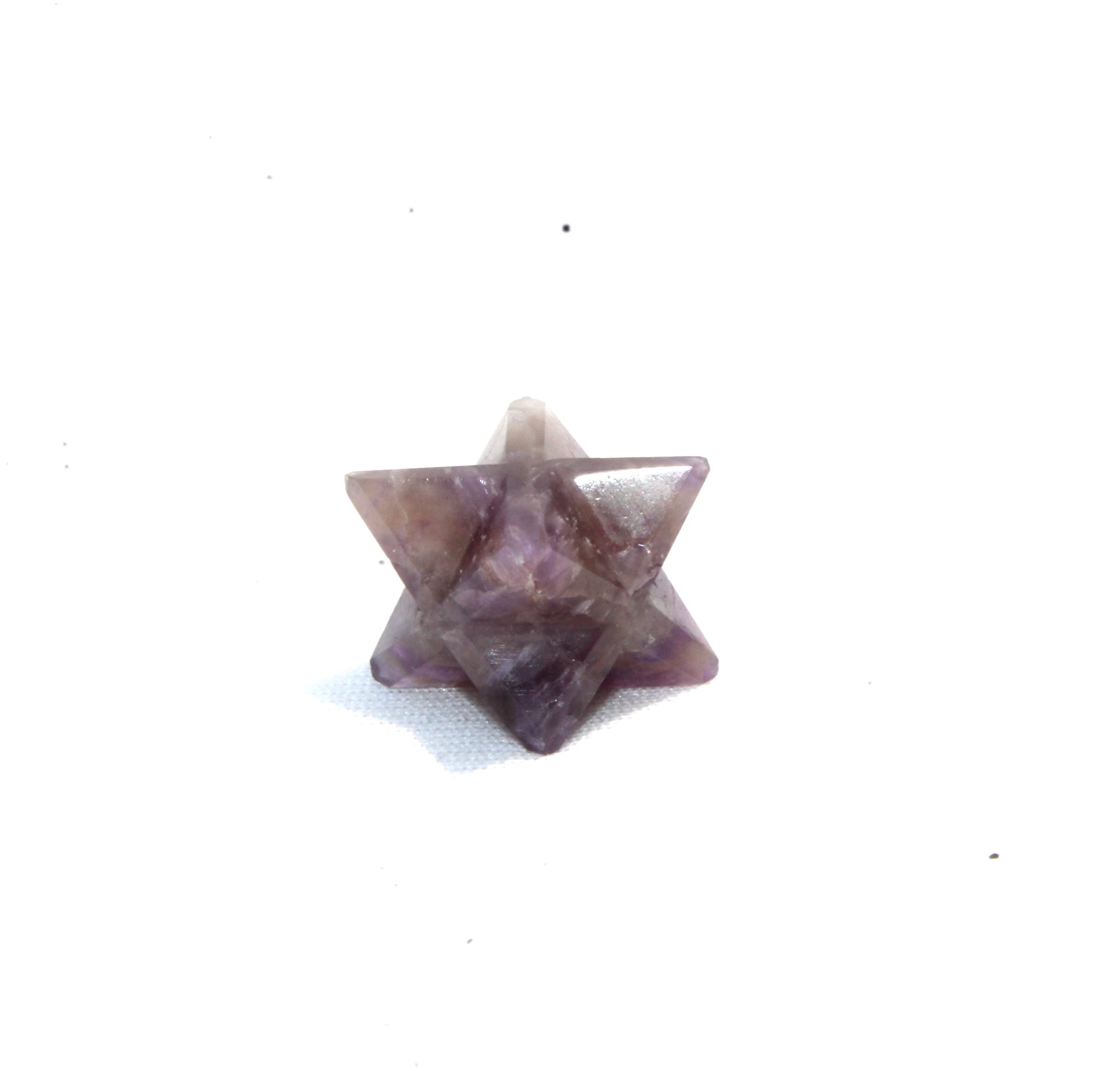 Amethyst Merkaba | Stress & Anxiety Relief | Inspiration Ying Yang Perfection | Decorative Item | Natural Gemstone Merkaba