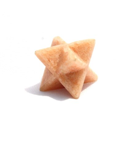 Moonstone Gemstone Merkaba | 1-inch | Spirituality | Healing | Purification | Natural Gemstone Merkaba