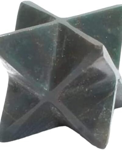 Bloodstone gemstone Merkaba | 1-inch | Natural gemstone Merkaba | Home Office Decor | Decorative Item