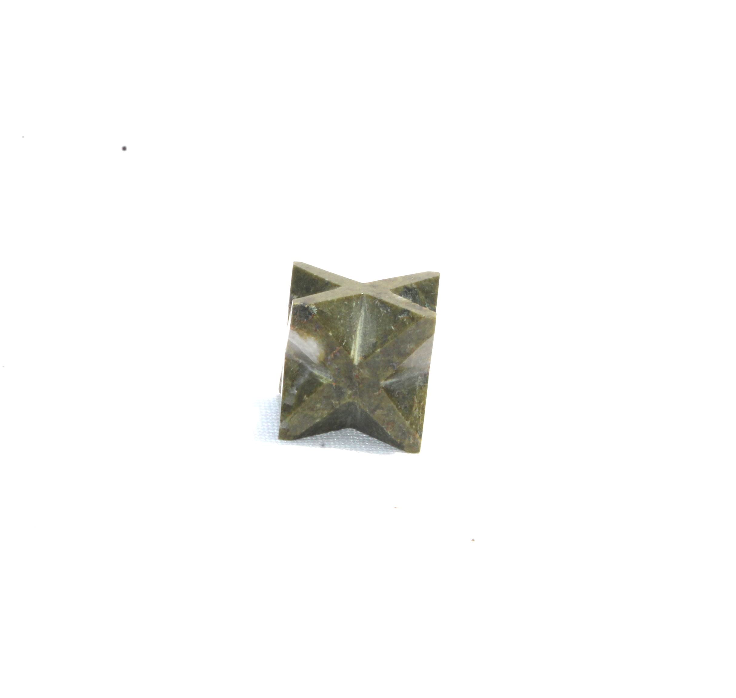 Vasonite Gemstone Merkaba | 1-inch | Natural Gemstone Merkaba | Home Office Decor