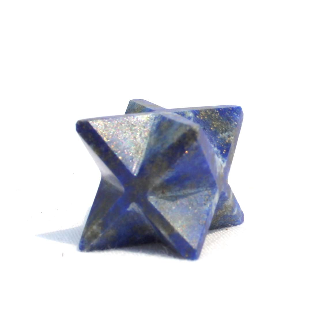 Lapis Lazuli Gemstone Merkaba | 1-inch | Spirituality | Natural Gemstone Crystal Merkaba | Home Office Decor | Decorative Item