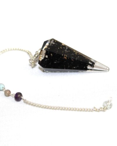 Black Tourmaline Orgone Pendulum | Protection | Spirituality | Divine Energy | Orgone Pendulum