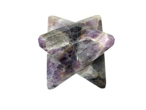 Amethyst Gemstone Merkaba | 2-inch | Stress, Anxiety Relief  | Spiritual | Home Office Decor | Decorative Item