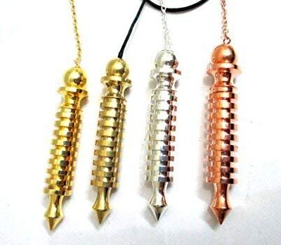 9 Isis Metal Pendulum Set | Dowsing | Meditation | Divine Energy | Metal Pendulum Set