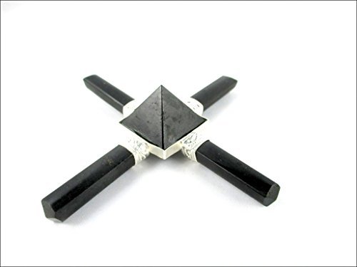 Natural Black Tourmaline Generator | 4 Point | Protection | Spiritual | Remove Negative energy | Energy Cleansing