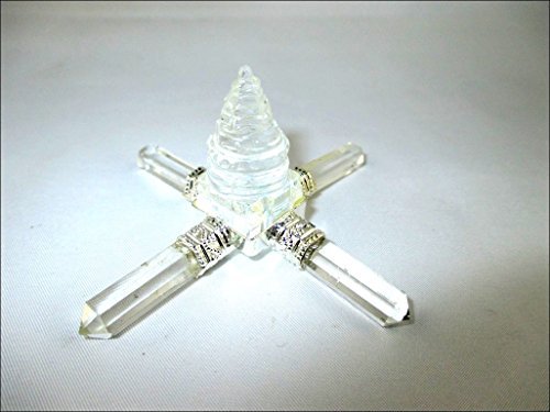 Shree Yantra Energy Pyramid Generator | 4 point | Peace | Crystal Therapy | Spiritual Energy