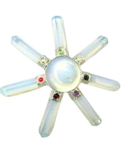 Natural Opalite Generator | 7 point | Crystal Therapy | Spiritual Energy | Progress Prosperity  | Opalite Generator