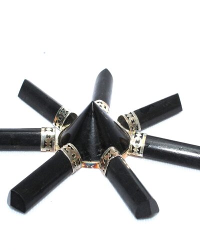 Natural Black Tourmaline Generator | 7 Point | Protection | Remove Negative Energy | Spiritual Energy | Crystal Therapy