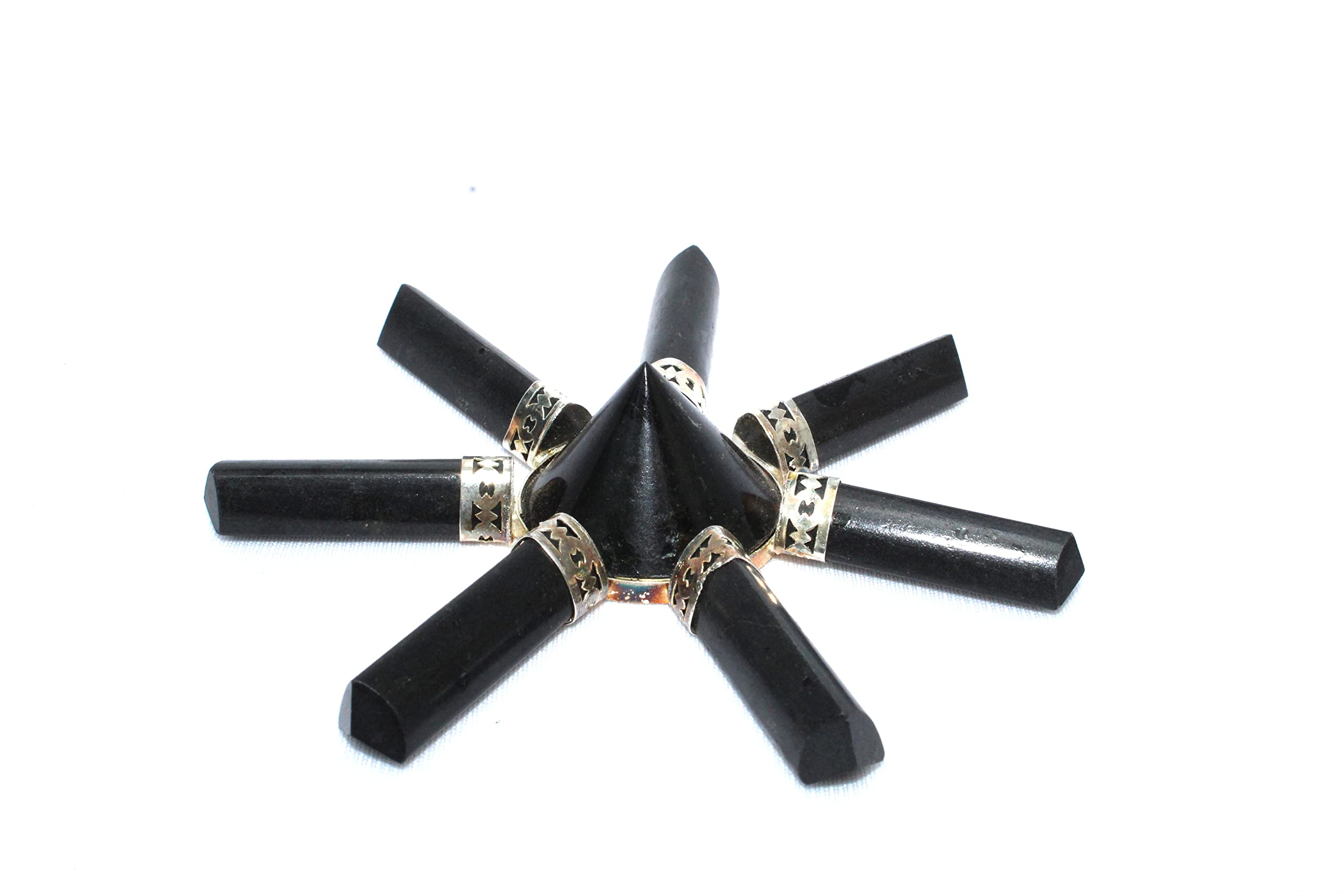 Natural Black Tourmaline Generator | 7 Point | Protection | Remove Negative Energy | Spiritual Energy | Crystal Therapy