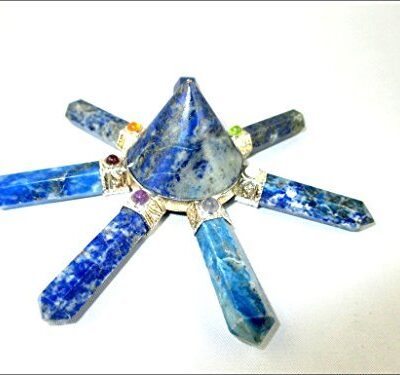 Natural Lapis Lazuli Generator | 7 Point | Spiritual Energy | Divine | Meditation | Peace | Lapis Generator