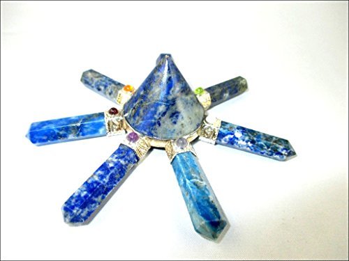 Natural Lapis Lazuli Generator | 7 Point | Spiritual Energy | Divine | Meditation | Peace | Lapis Generator
