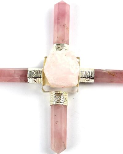 Natural Rose Quartz Generator | 4 point | Promote Love Relationship | Divine | Spiritual Energy