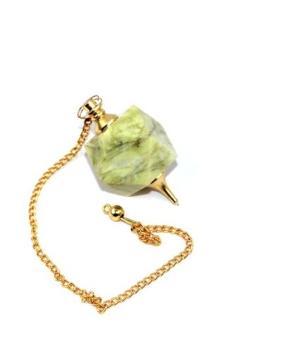 Green Aventurine Hexagon Pendulum | Spirituality | Energy | Dowsing Pendulum