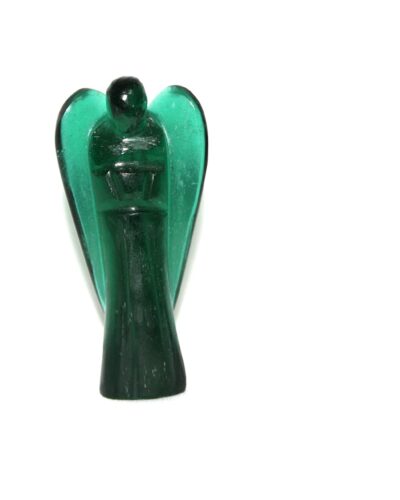 Green Glass Angel Figurine –3 inch Handcrafted Decorative Angel Showpiece for Home Décor & Gifting