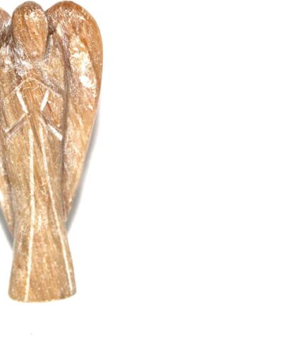 Chrysoberyl Angel Figurine – 3 Inch Handcrafted Decorative Crystal Angel for Home Décor & Gifting