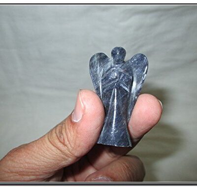 Blue Aventurine Gemstone Angel | 2 Inch Decorative Crystal Angel Figurine for Home & Gifting