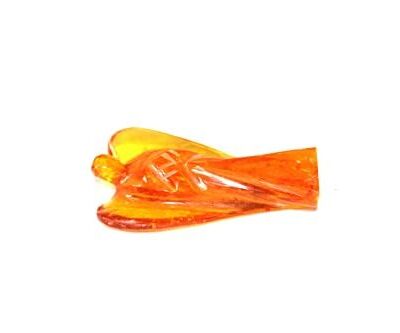 Amber Angel 2 Inch – Hand Carved Crystal Angel Decorative Figurine