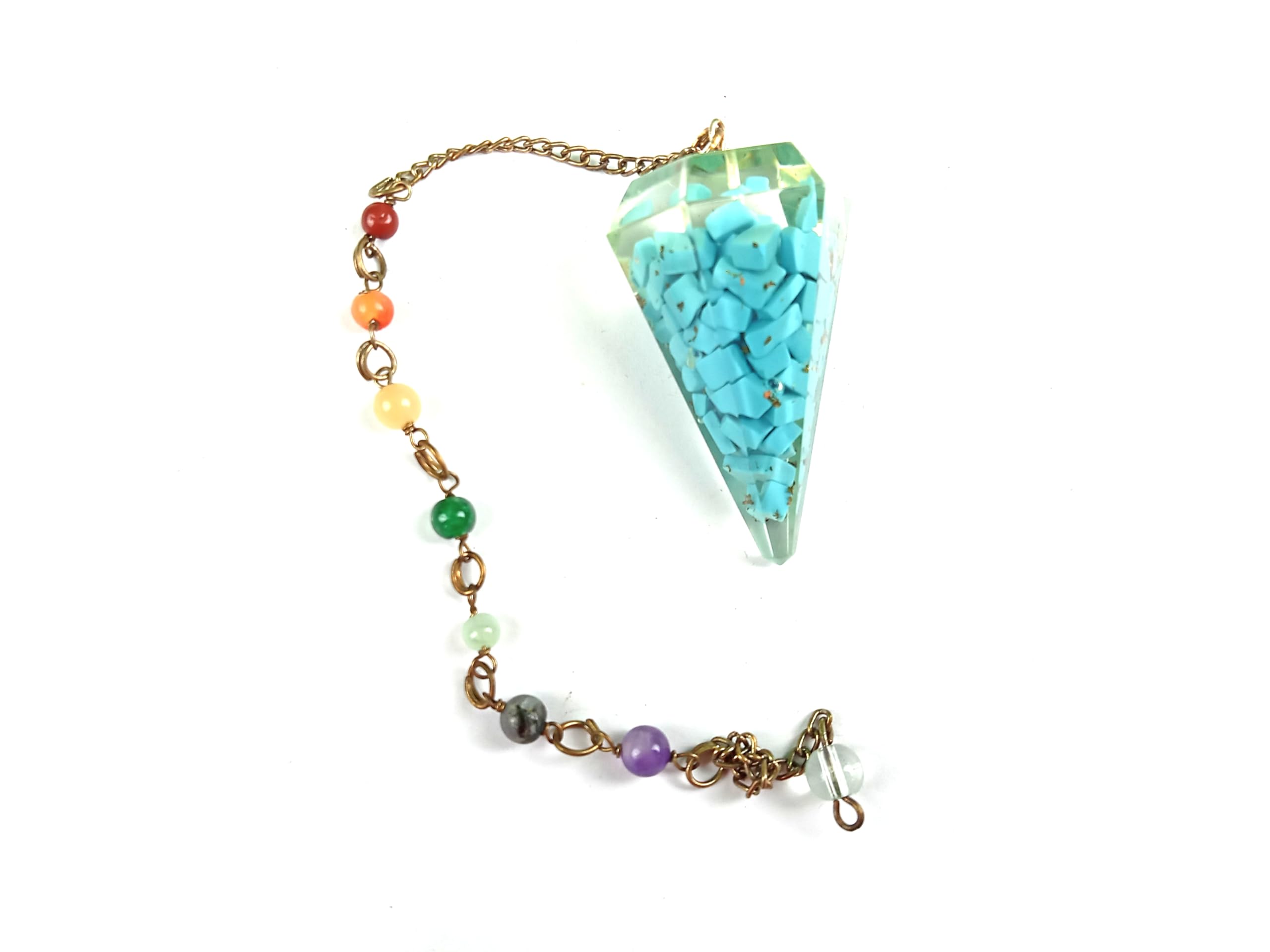 Turquoise orgone pendulum | Healing | Reiki Balance | Orgone Pendulum