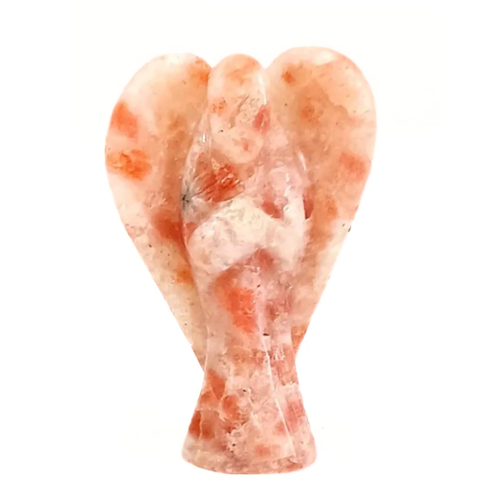 Sunstone Angel 2 Inch – Hand Carved Crystal Angel Decorative Figurine