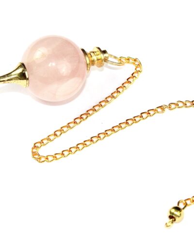 Rose Sphere Pendulum | Love | Relationship | Spiritual | Dowsing | Ball Pendulum