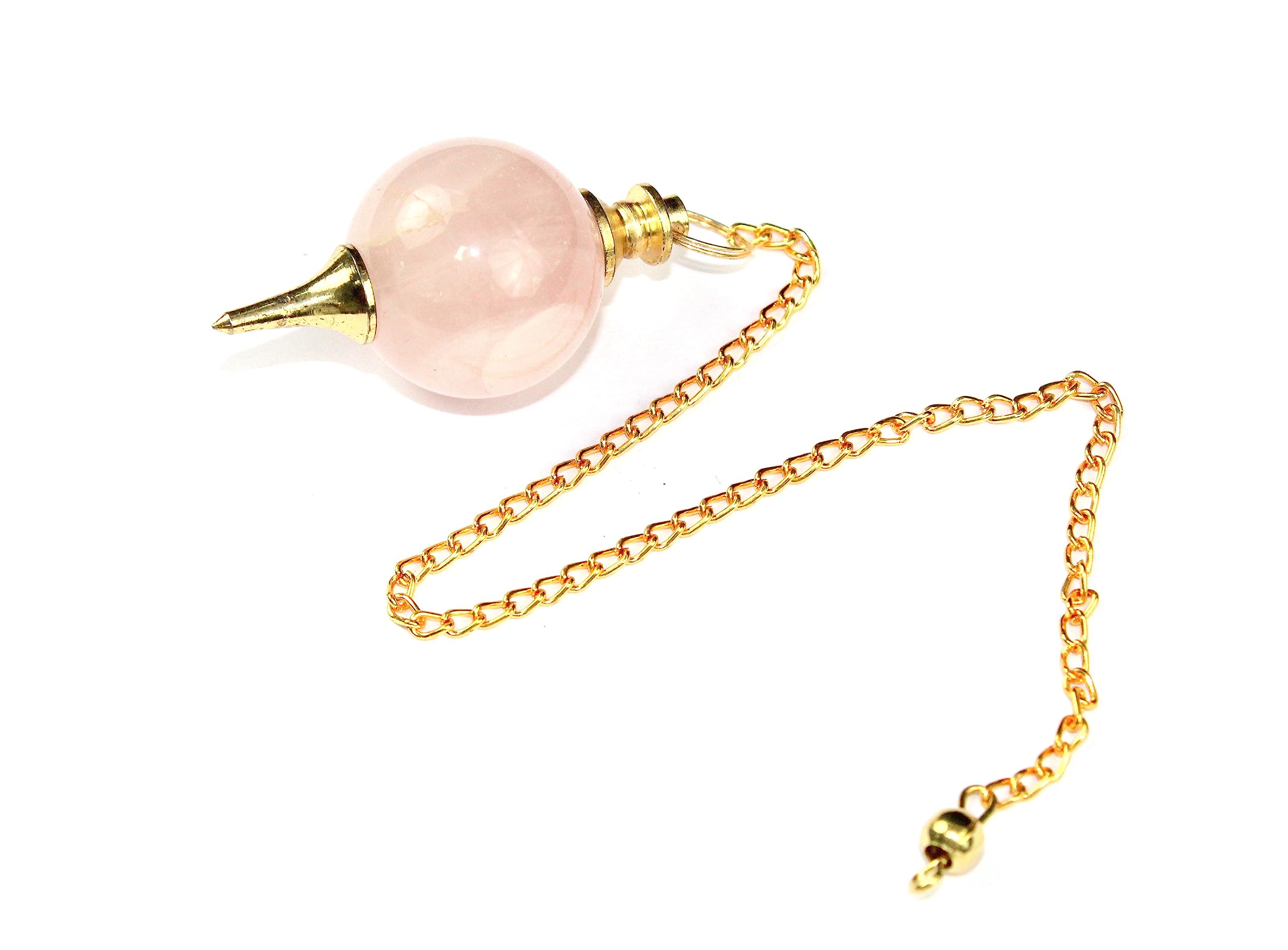 Rose Sphere Pendulum | Love | Relationship | Spiritual | Dowsing | Ball Pendulum