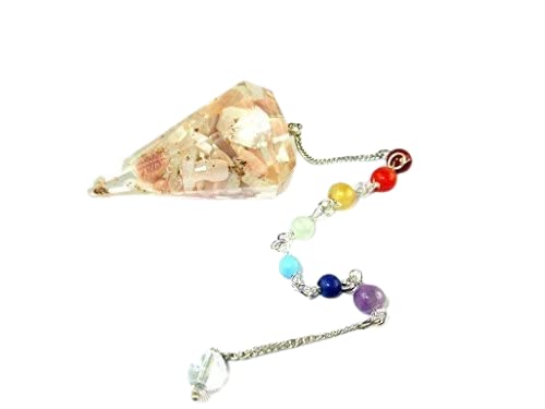 Pink Moonstone Pendulum | Healing | orgone Pendulum