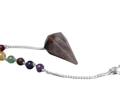 Smokey Quartz Cone Shaped Pendulum | Stability | Dowsing Pendulum
