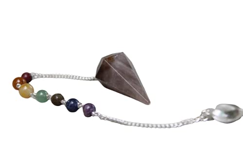 Smokey Quartz Cone Shaped Pendulum | Stability | Dowsing Pendulum