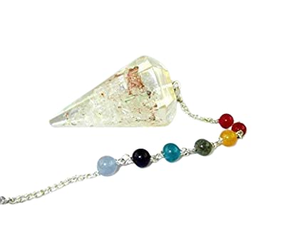 Crystal Quartz Pendulum | Dowsing Pendulum | Meditation | Spirituality | Healing | Orgone Pendulum