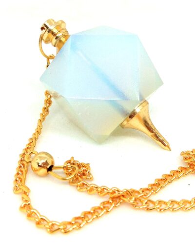 Opalite Hexagon Pendulum | Spiritually | Healing | Dowsing Pendulum