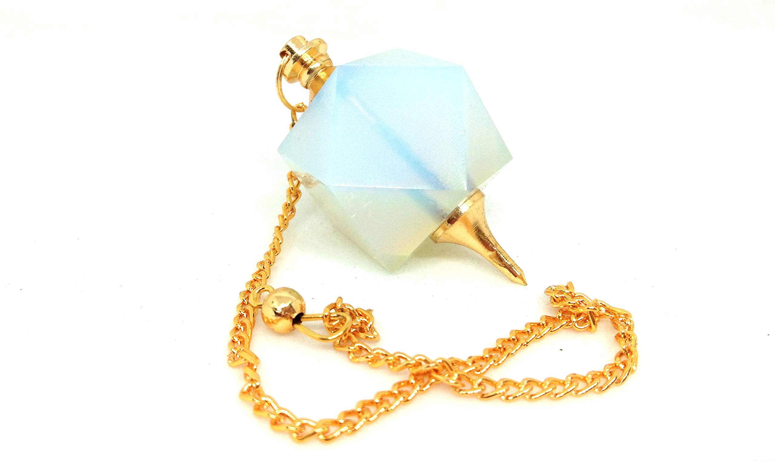 Opalite Hexagon Pendulum | Spiritually | Healing | Dowsing Pendulum