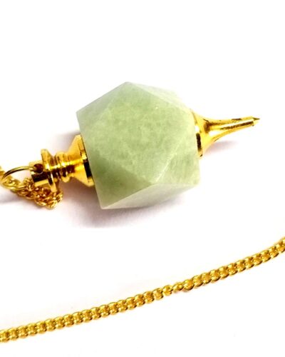 Green Aventurine Hexagon Pendulum | Spirituality | Energy | Dowsing Pendulum