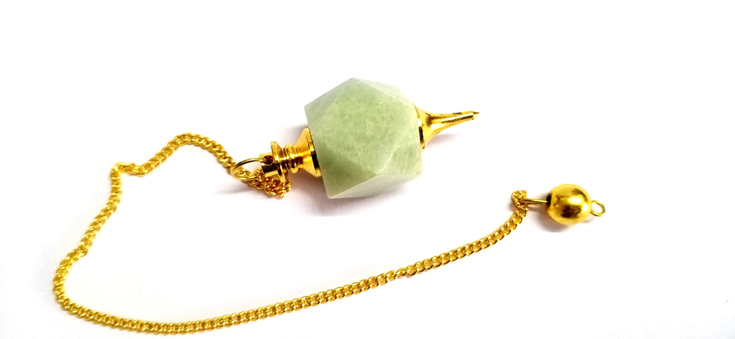 Green Aventurine Hexagon Pendulum | Spirituality | Energy | Dowsing Pendulum
