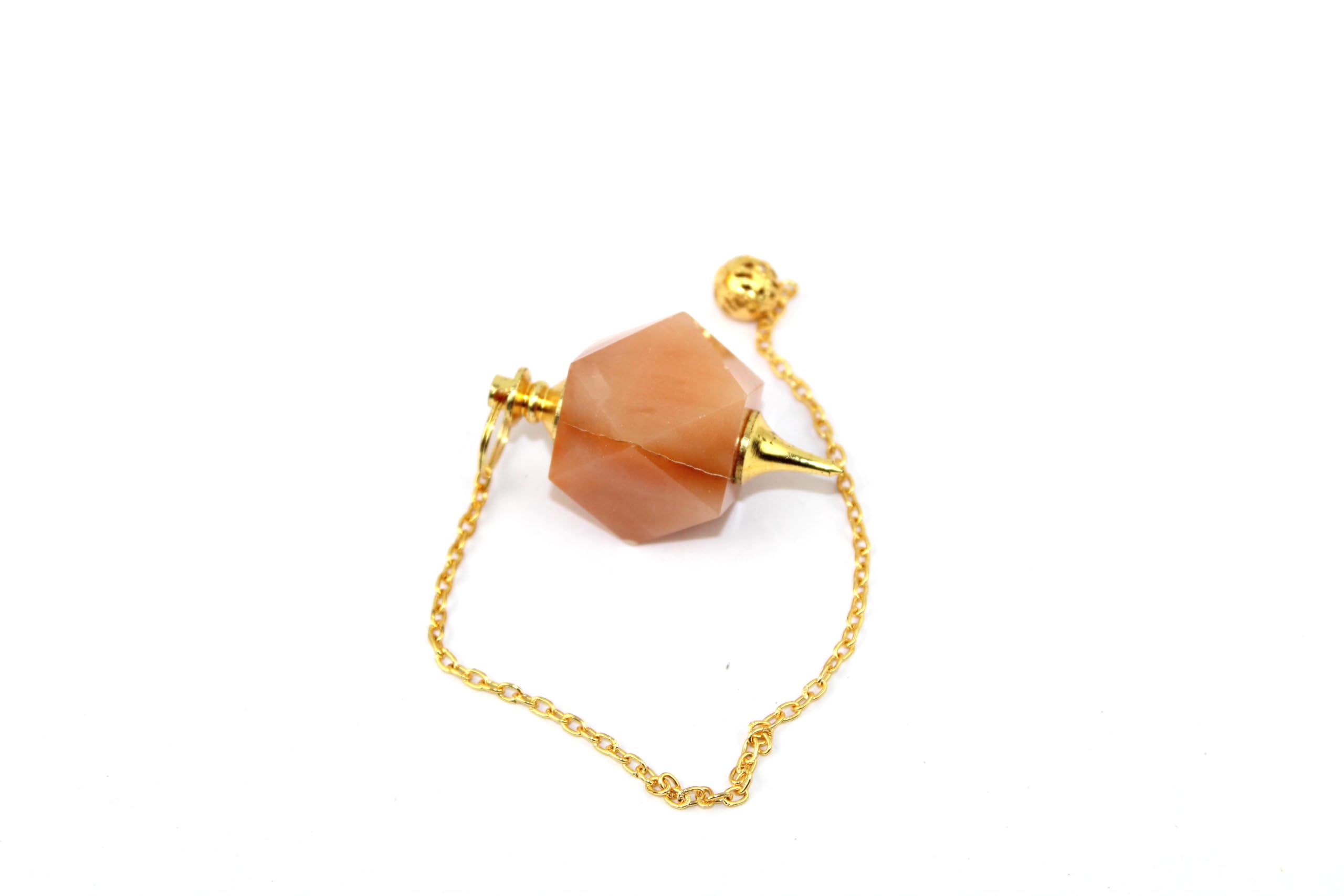 Red Aventurine Hexagon Pendulum | Spirituality | Energy | Dowsing Pendulum