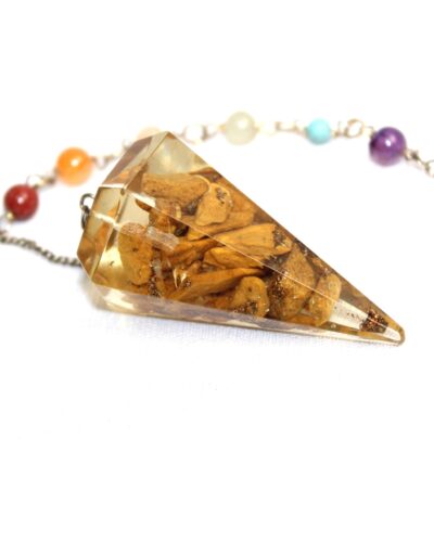 Yellow Jade Orgone pendulum | Spirituality | Healing | Dowsing | Orgone Pendulum