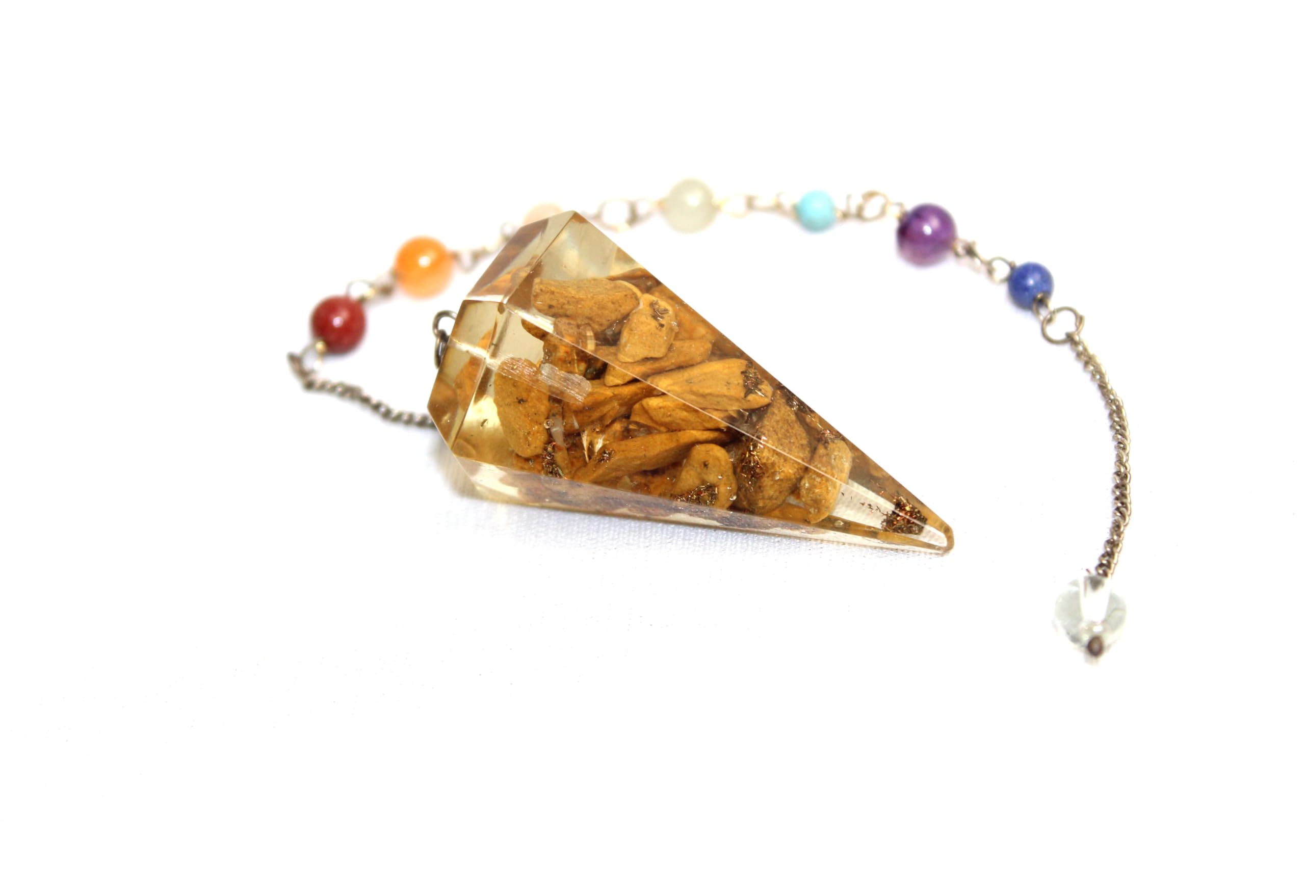 Yellow Jade Orgone pendulum | Spirituality | Healing | Dowsing | Orgone Pendulum