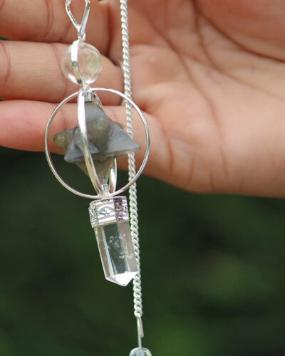 Labradorite Spinning Merkaba Pendulum | Reiki Balance | Spirituality | Dowsing Pendulum