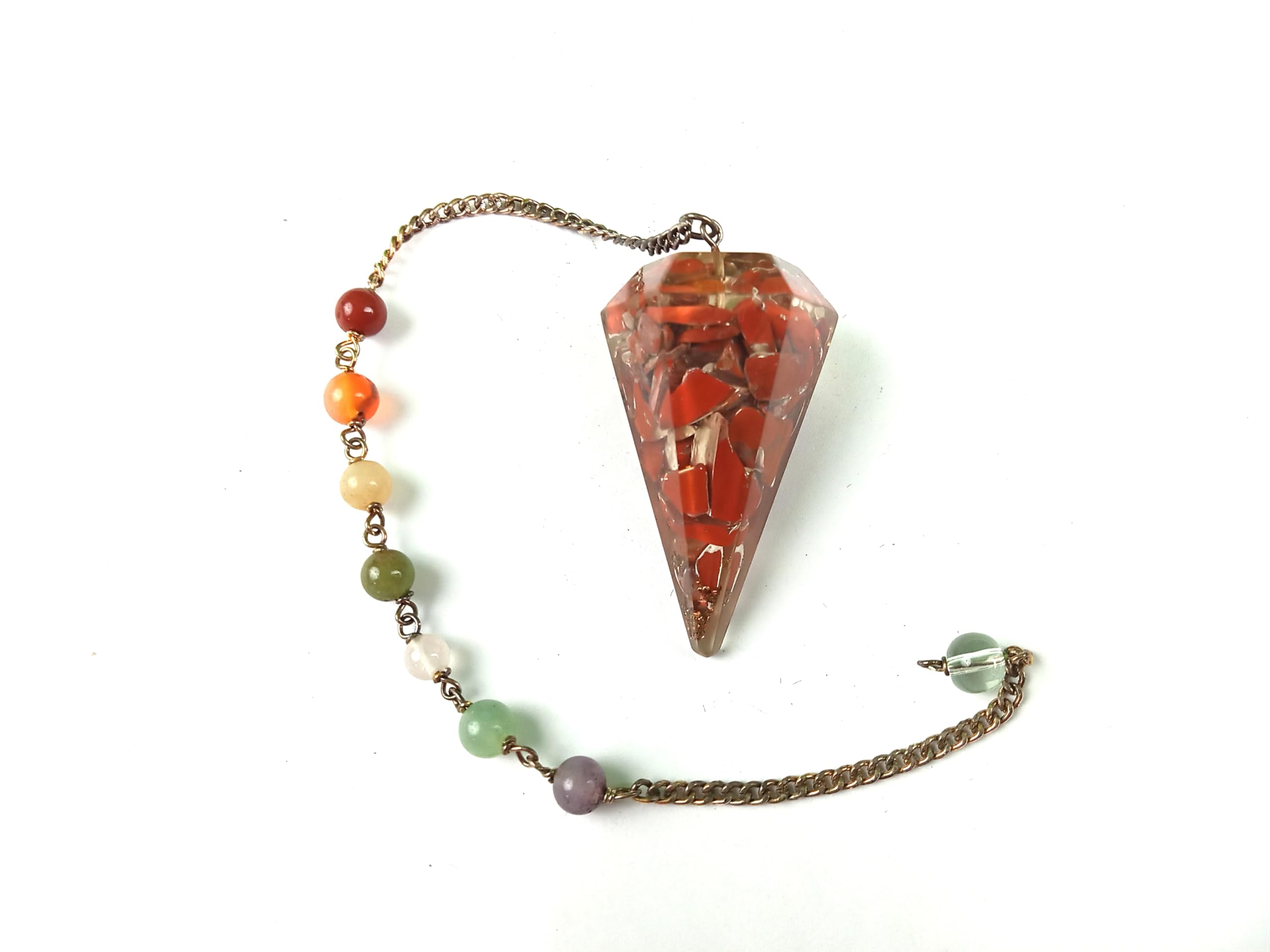 Red Jasper Pendulum | Peace | Prosperity | Dowsing | Divine | Orgone Pendulum