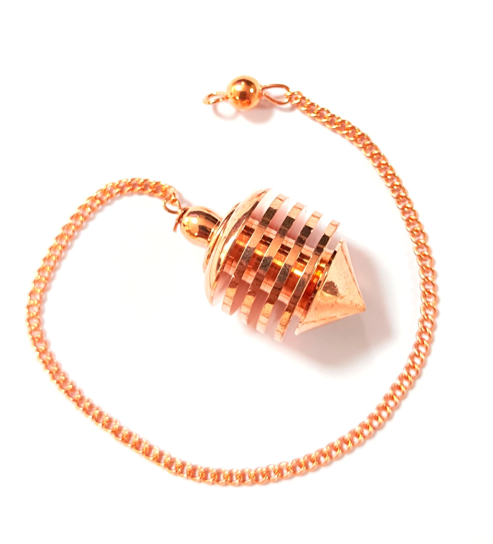 Copper Hard Coil Vertical Pendulum | peace | Meditation | Reiki Balance | Dowsing Pendulum