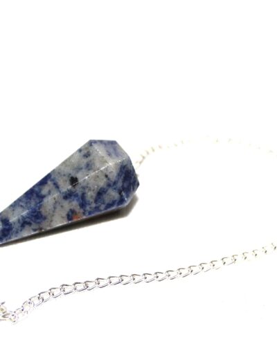 Sodalite Cone Pendulum | Crystal Therapy | Natural Crystal | Stone Pendulum