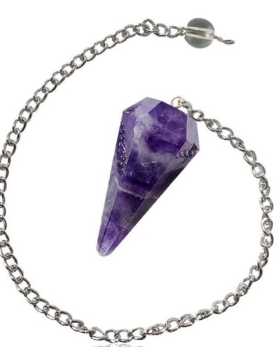 Amethyst Cone Pendulum | Spiritual Healing | Reiki Balance | Divine | Dowsing Pendulum