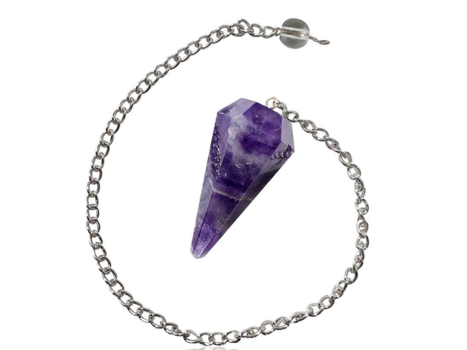 Amethyst Cone Pendulum | Spiritual Healing | Reiki Balance | Divine | Dowsing Pendulum
