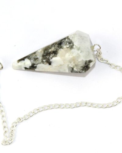 Rainbow Moonstone Cone Pendulum | Spiritual Healing | Meditation | Reiki | Dowsing Pendulum