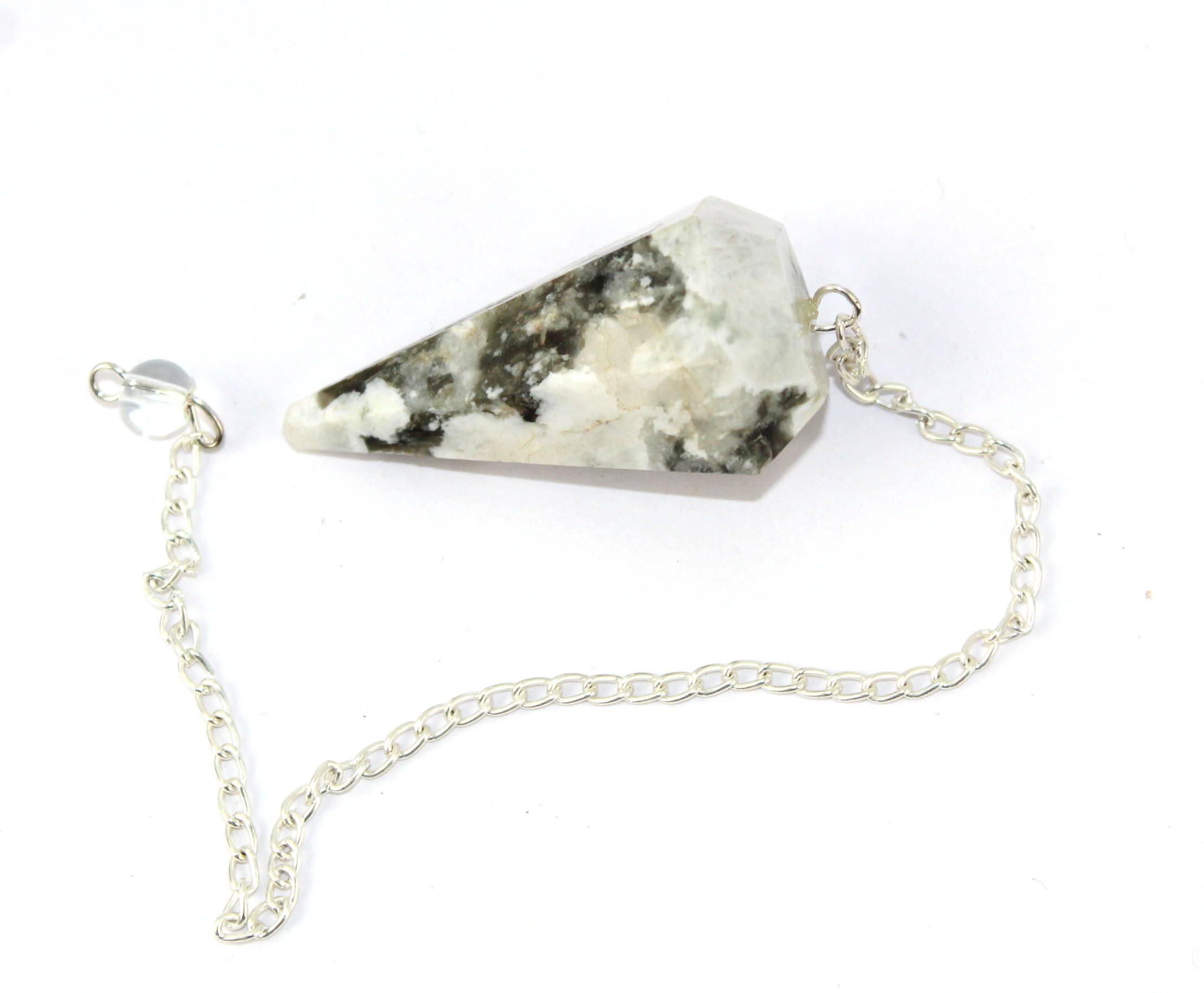 Rainbow Moonstone Cone Pendulum | Spiritual Healing | Meditation | Reiki | Dowsing Pendulum