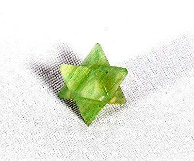 Green Aventurine Gemstone Merkaba | 1-inch | Perfection Irritation Desires Purification | Decorative Item | Natural Gemstone Merkaba