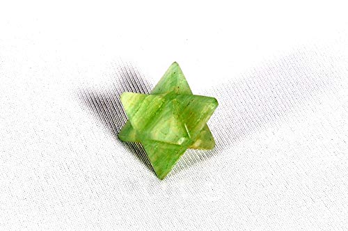 Green Aventurine Gemstone Merkaba | 1-inch | Perfection Irritation Desires Purification | Decorative Item | Natural Gemstone Merkaba