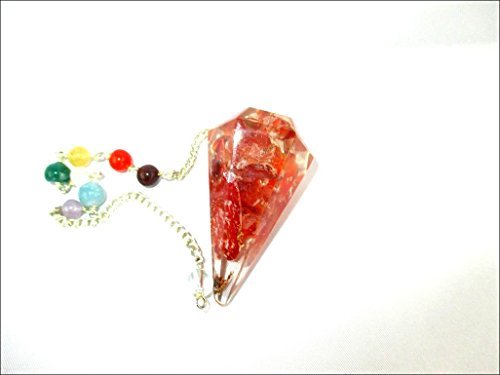 Carnelian Orgone Pendulum | Spirituality | Dowsing Pendulum | Spiritual Healing | Orgone Pendulum