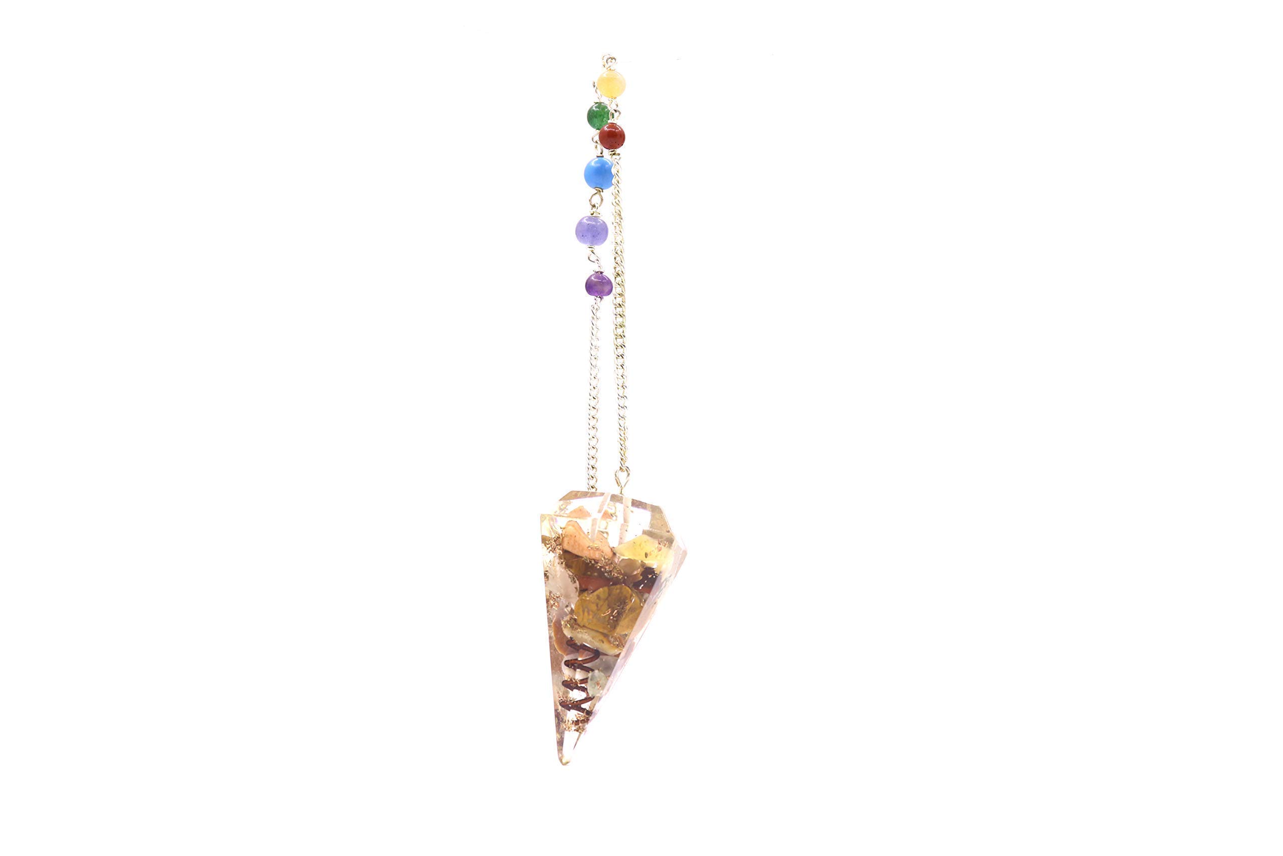 Handmade Orgone Ji-6 Copper Coil Pendulum | Healing | Peace | Meditation | Orgone Pendulum