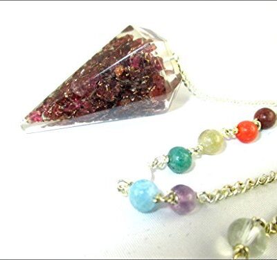 Garnet Pendulum | Spirituality | Dowsing | Healing | Orgone Pendulum
